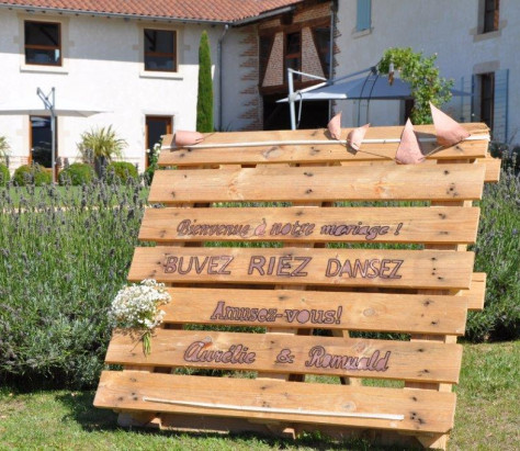 Mariage d’Aurélie et Romuald au Domaine des Bâtières.